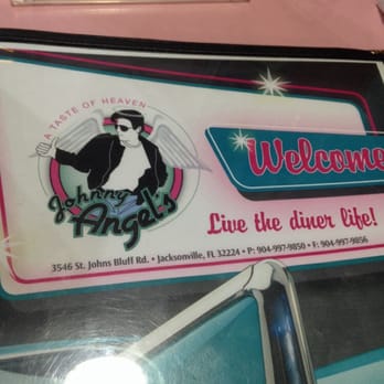Johnny Angel's - Menu cover. - American Near Me - Jacksonville, Florida