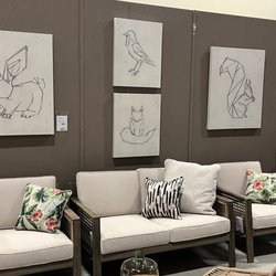 International Furniture Wholesalers - Animal line drawings are adorable for any space, but have been popular for nurseries and kids rooms.