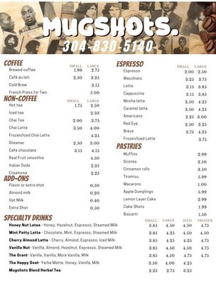 Menu photo 4 Mugshots Wheeling, WV