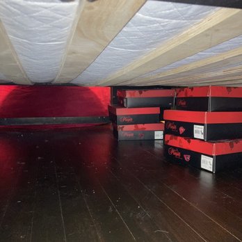 Ashley - These are boxes to support under the bed because it is sinking in . NO SUPPORT AT ALL. It is causing me sleep problems. - Furniture Stores Near Me - Burbank, Illinois
