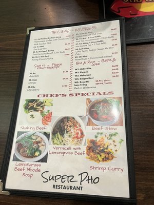 Menu photo 3 Super Pho Herndon, VA