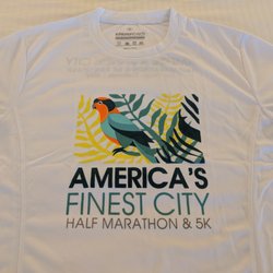 America's Finest City Half Marathon - 2019 race shirt