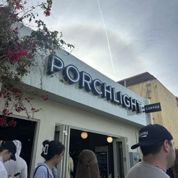 Exterior outside entrance of PorchLight Coffee - San Diego, California Exterior outside entrance of PorchLight Coffee - San Diego, California