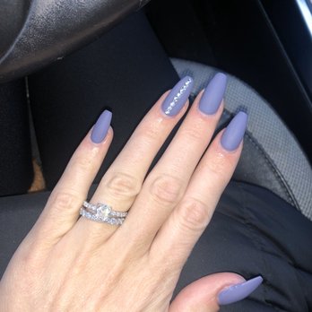 Jennifer Nails - Matte purple shade - Nail Salons Near Me - Little Falls, New Jersey Jennifer Nails - Matte purple shade - Nail Salons Near Me - Little Falls, New Jersey