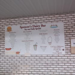 Spencer's Dairy Bar - Their Menu