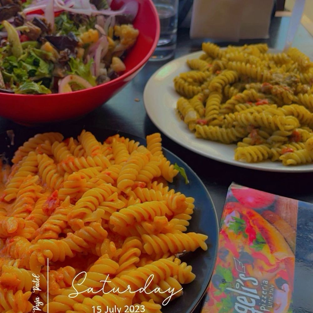 Alfredo Angelis * Pesto Pasta * SM Green Salad* Alfredo Angelis * Pesto Pasta * SM Green Salad*