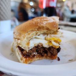 Mystic Depot Roasters - Chorizo breakfast sandwich