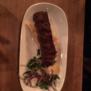 Agora DC - Beef lamb kebab - friend liked it but I never was fond of lamb so it didn't change my mind. Has a kick to it. - Mediterranean Near Me - Washington, DC, District of Columbia