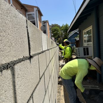 P. A. Construction - block fence - Masonry/Concrete Near Me - Santa Ana, California