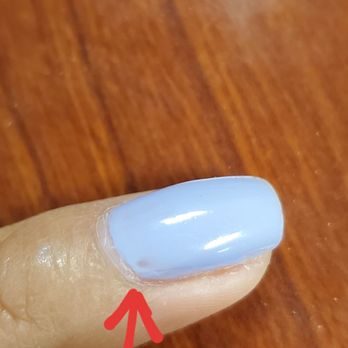 Bee Polished Nails & Spa - Empty spots after she painted my nails - Waxing Near Me - Upland, California Bee Polished Nails & Spa - Empty spots after she painted my nails - Waxing Near Me - Upland, California