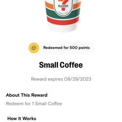 7-Eleven - Redemption credit