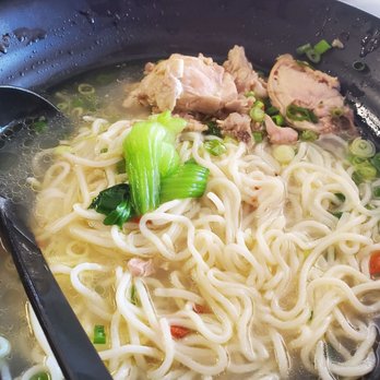 Yu Noodle - Big Bowl of Bland Chicken Noodle Soup. - Noodles Near Me - Cupertino, California Yu Noodle - Big Bowl of Bland Chicken Noodle Soup. - Noodles Near Me - Cupertino, California