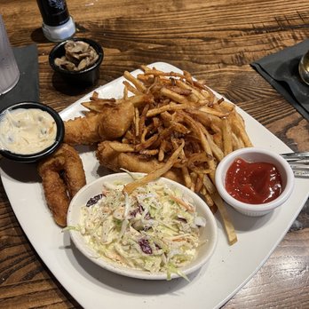 Local Goat - Fish & Chips. Great fries. Great large portion slaw. Tartar sauce was bomb. - New American Near Me - Pigeon Forge, Tennessee Local Goat - Fish & Chips. Great fries. Great large portion slaw. Tartar sauce was bomb. - New American Near Me - Pigeon Forge, Tennessee