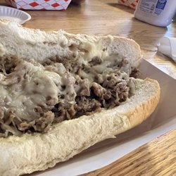 Cleghorn Keg - Steak sandwich.  $5 lunch.  We also have cheese curds, onion rings, and jalapeño poppers.