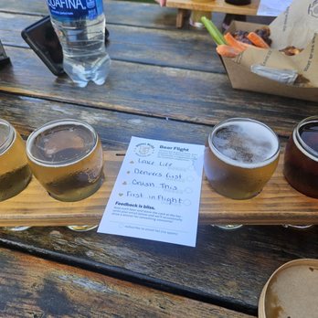 Royal Bliss Brewing - Beer flight - Breweries Near Me - Denver, North Carolina