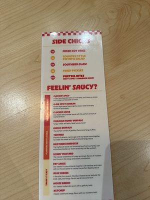 Menu photo 5 Cluckers Reno, NV