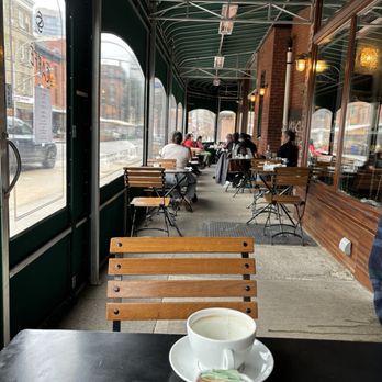 Saraghina Caffè - a cup of coffee on a table - Italian Near Me - Brooklyn, New York Saraghina Caffè - a cup of coffee on a table - Italian Near Me - Brooklyn, New York