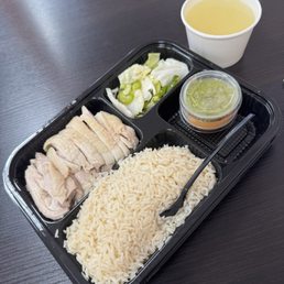 Hainan Chicken Rice (Dark Meat Only)