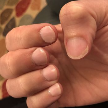 MAI Nails - Gel polish already popped off my right thumbnail after two days! - Nail Salons Near Me - Gambrills, Maryland
