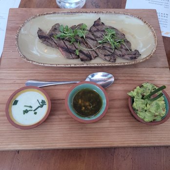 Madison - Skirt Steak is a treat, I love the jalapeño mint tzatziki. It's one of my new favs to have! - Italian Near Me - San Diego, California Madison - Skirt Steak is a treat, I love the jalapeño mint tzatziki. It's one of my new favs to have! - Italian Near Me - San Diego, California