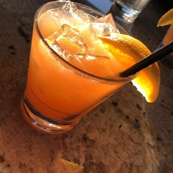 R Bar & Grill - Ginger margarita but I added the house made strawberry syrup - American Near Me - Tulsa, Oklahoma R Bar & Grill - Ginger margarita but I added the house made strawberry syrup - American Near Me - Tulsa, Oklahoma