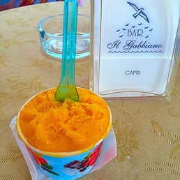 Mango gelato. Mango gelato.