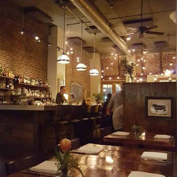 Cobble Hill Restaurant - Beautiful interior bar set up - New American Near Me - Cedar Rapids, Iowa