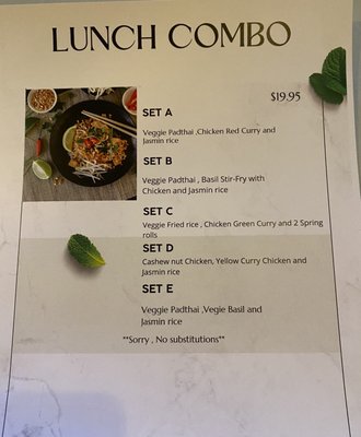 Menu photo 3 Bangkok 9 Sonoma, CA