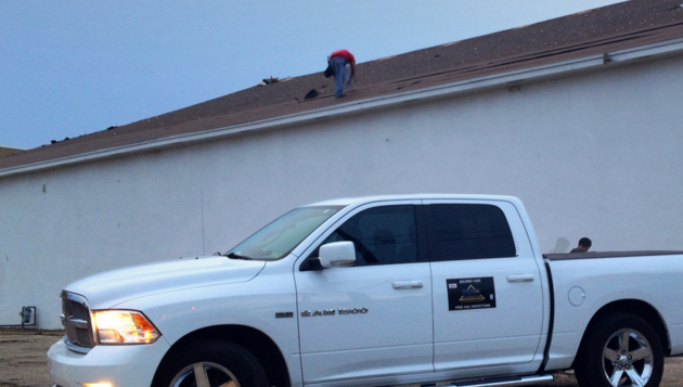 Slide of Roof 1 Construction