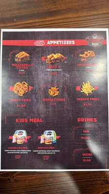 Menu photo 1 Firefly Burger Garfield, NJ