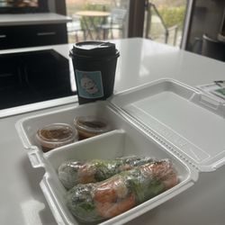 BeauTea Cafe - Vietnamese coffee, shrimp and pork fresh rolls