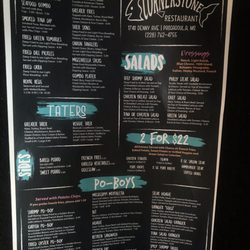 The Cornerstone - Menu