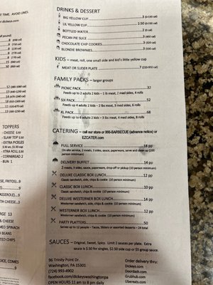 Menu photo 2 Dickey's Barbecue Pit Washington, PA Menu photo 2 Dickey's Barbecue Pit Washington, PA
