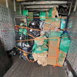 Make It Look Easy Pro Movers - End of loading 18 wheel truck