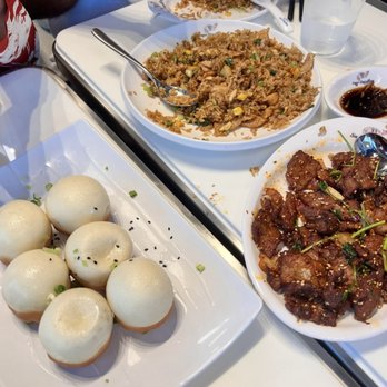 Super Dumpling - Pan-Fried Beef Bun 牛肉生煎包 Chicken Fried Rice 鸡肉蛋炒饭rice - Noodles Near Me - Orange, California