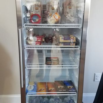 Gauthier Vineyard - Fridge for chocolate, water, meat, and cheese - Wineries Near Me - Barhamsville, Virginia