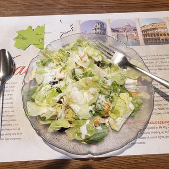 Wishbone Family Restaurant - Salad with homemade blue cheese dressing. My mom had the homemade ranch. Both were soo good, not sugary - American Near Me - Denver, Colorado Wishbone Family Restaurant - Salad with homemade blue cheese dressing. My mom had the homemade ranch. Both were soo good, not sugary - American Near Me - Denver, Colorado