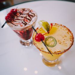Gruene Tini's - White chocolate raspberry and tropic heat