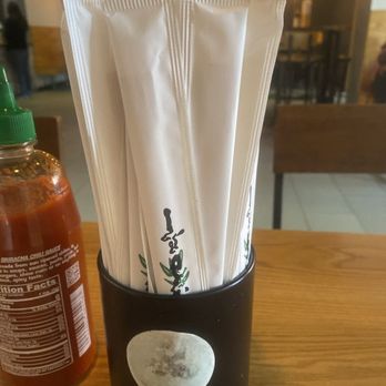 Mian Noodle House - On the table.  Chopsticks - Ramen Near Me - Fredericksburg, Virginia