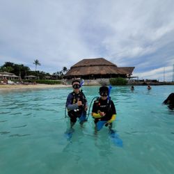 Scuba Du - With my son on his first intro to Scuba diving