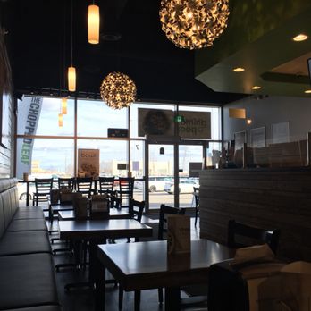 The Chopped Leaf - tables and chairs in a restaurant - Salad Near Me - Mississauga, Ontario