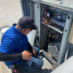 C&M Mechanical Heating And Cooling - C&M Mechanical owner Carlos troubleshooting a down unit for a commercial client #actechnician #hvacservice #airconditioningservice