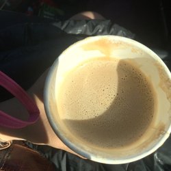 Q Brew Coffee Bar - Correction lol... maple syrup in latte