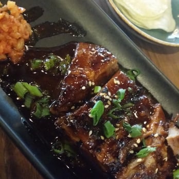 Saint & Second - Lamb belly with kimchi and daikon - New American Near Me - Long Beach, California Saint & Second - Lamb belly with kimchi and daikon - New American Near Me - Long Beach, California