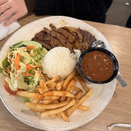 The food was delicious, the serve  big portions on the food. I am Colombian myself and  It truly tasted like authentic cali colombia food.