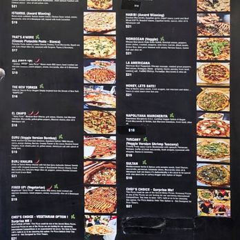 786 Degrees - Complete Menu - Pizza Near Me - Los Angeles, California