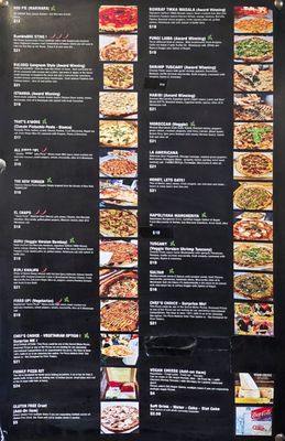Menu photo 4 786 Degrees Los Angeles, CA