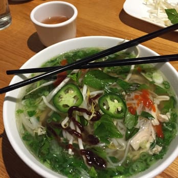 Pho 7 Spice - Pho Ga (chicken) with extra scallions, oyster sauce, and sriracha. My favorite - Vietnamese Near Me - Mechanicsburg, Pennsylvania Pho 7 Spice - Pho Ga (chicken) with extra scallions, oyster sauce, and sriracha. My favorite - Vietnamese Near Me - Mechanicsburg, Pennsylvania