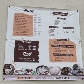 Marialú - Menu - Tacos Near Me - Primo Tapia, BCN