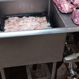 This is the meat you eat... gross enjoy!